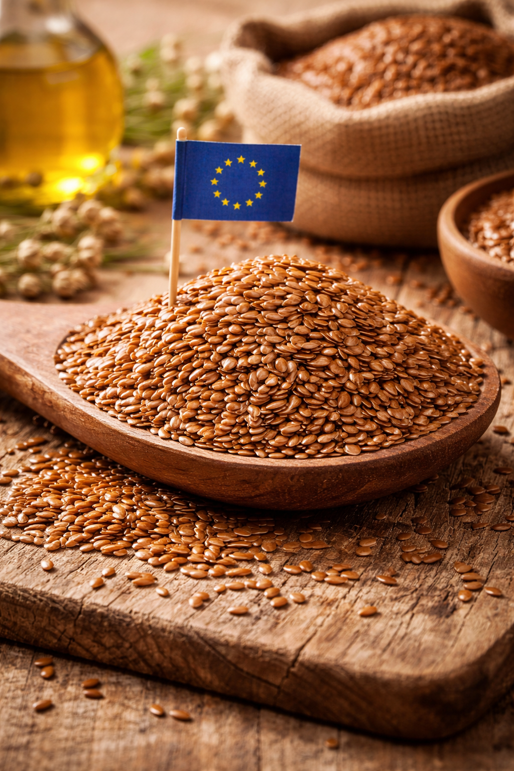 Bio Leinsamen braun aus der EU – naturbelassene Leinsaat