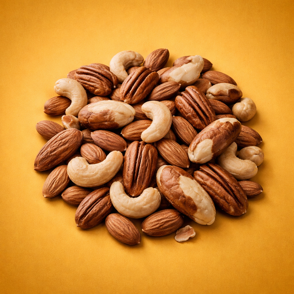 PureCore Bio Nussmix mit Mandeln, Cashews und Pekannüssen – naturbelassener Snack