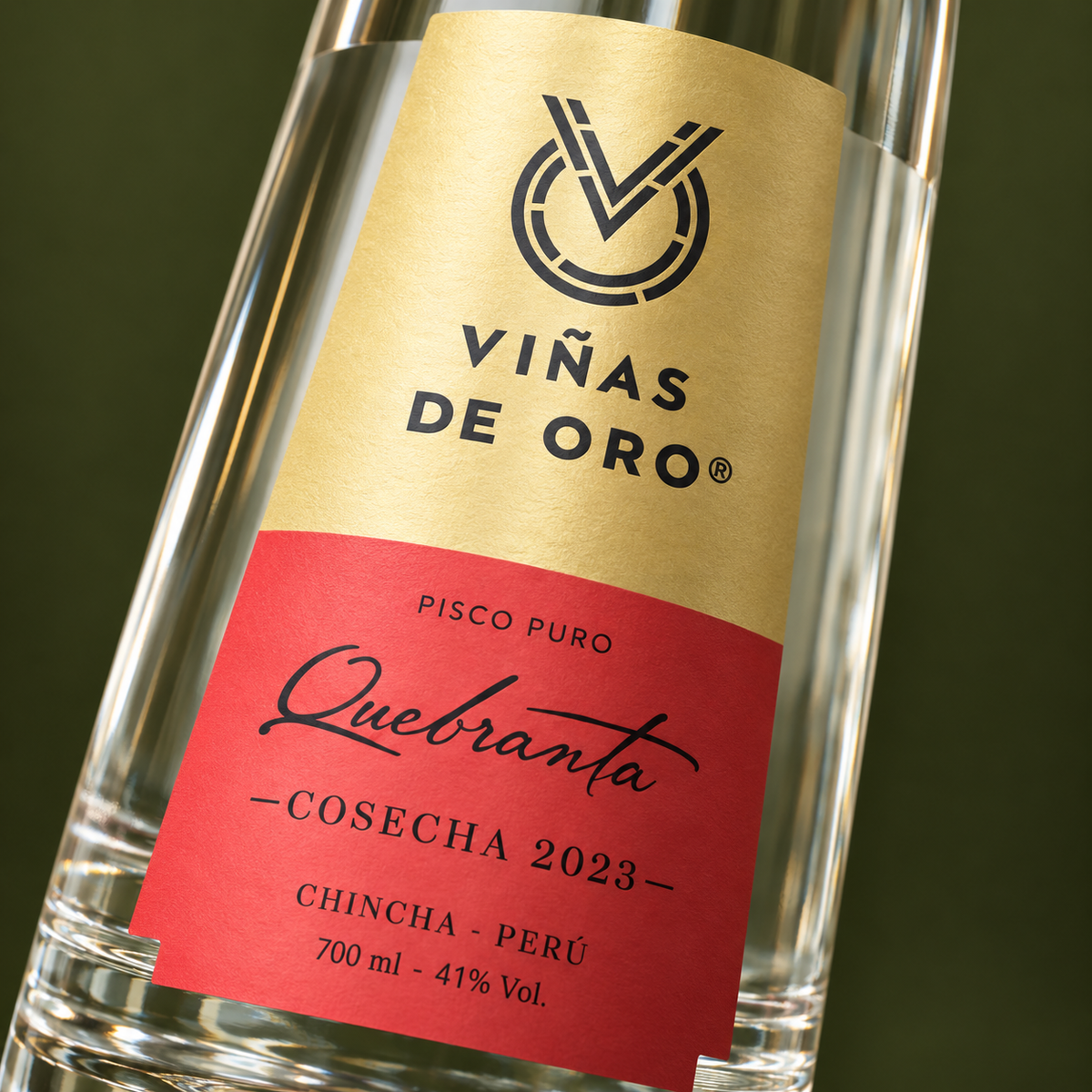 Viñas de Oro Pisco Puro Quebranta – 700 ml