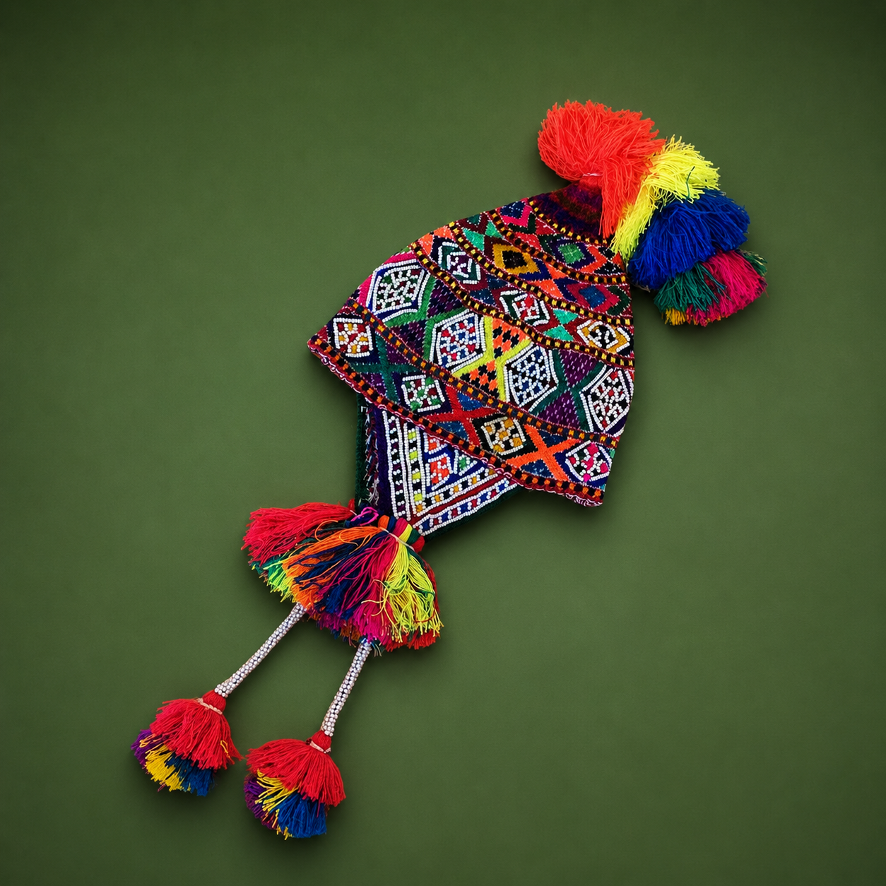 Chullo Q’ero – handgefertigte Andenmütze aus Peru