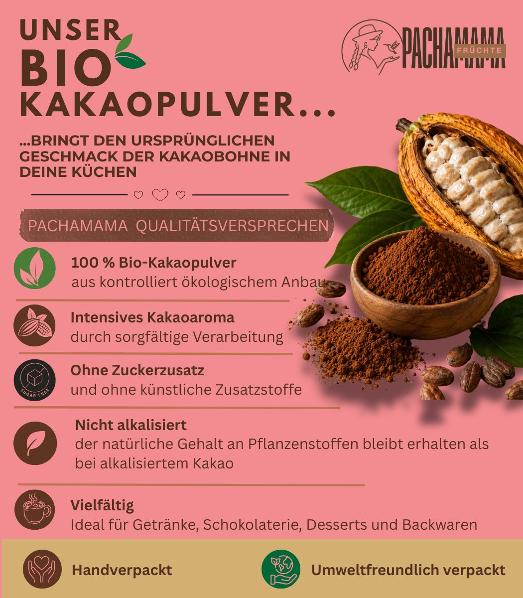 Organic Cocoa Powder non-alkalized 10-12% fat