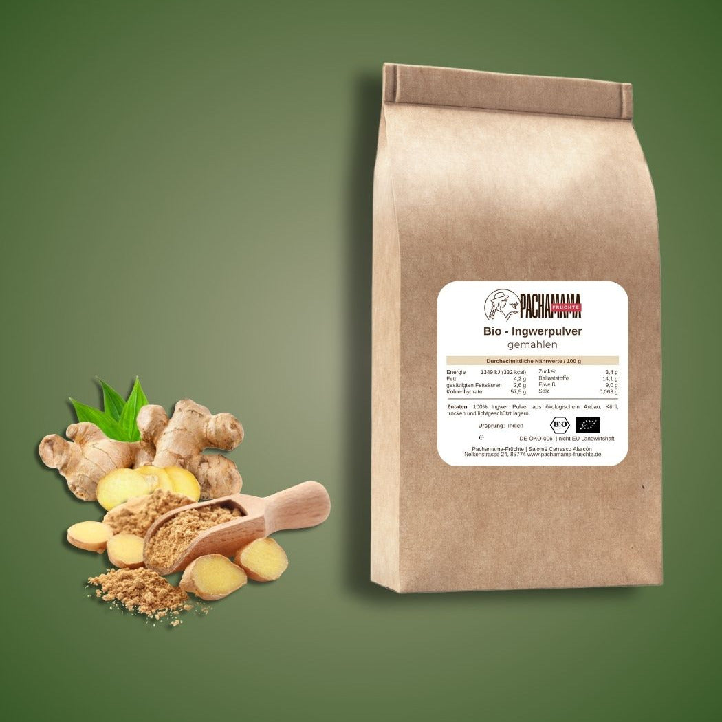 Organic ginger powder