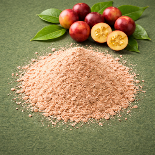 Bio Camu Camu Pulver mit Früchten – exotisches Superfood für Smoothies, Bowls und Immun-Boost