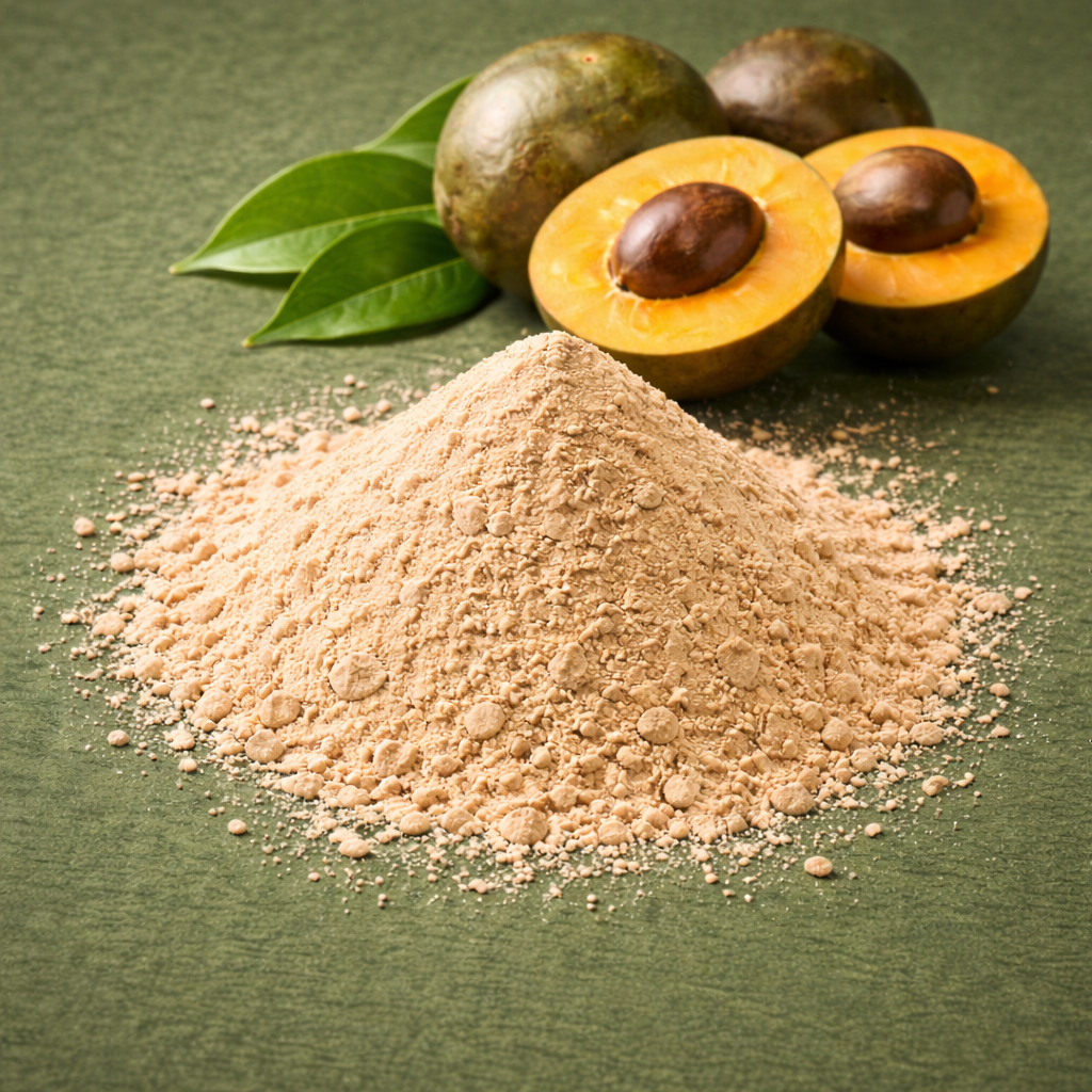 Lucuma Bio Pulver aus Peru – fruchtig-süßes Superfood mit natürlichem Karamellgeschmack