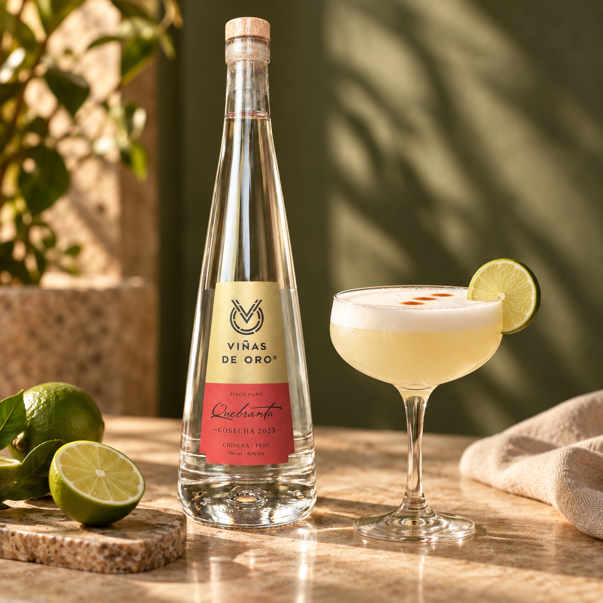Viñas de Oro Pisco Puro Quebranta – 700 ml