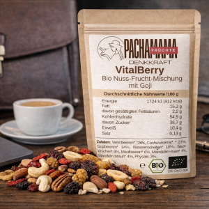 VitalBerry Reserve – Bio Nuss-Frucht-Mischung mit Goji & Beeren